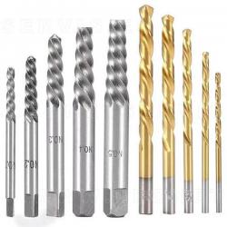 Juego de extractores de tornillos rotos 8 piezas
