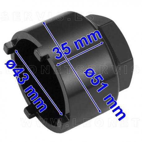 Vaso para rótulas 35 mm, PSA Peugeot-Citroën	