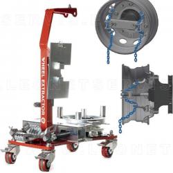 Extractor de universal para ruedas dobles y simples