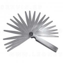 Juego de galgas métricas 20 piezas