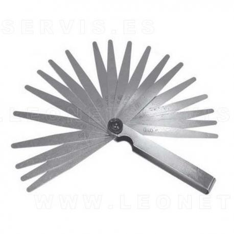 Juego de galgas métricas 20 piezas