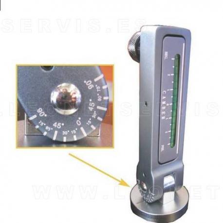 Comprobador angular de caída imantado