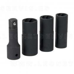 Juego de vasos estriados de 6 caras para ruedas