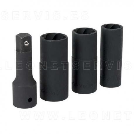 Juego de vasos estriados de 6 caras para ruedas