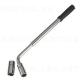 Llave extensible para ruedas. Vaso intercambiable de medidas: 17, 19, 21 y 23 mm