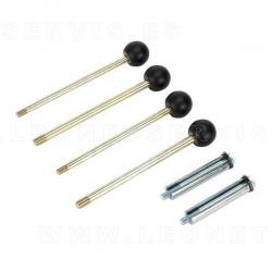 Juego de guías de soporte y separador para motores Audi, VW y Skoda