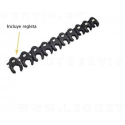 Juego de llaves racor abiertas 3/8" 10 piezas