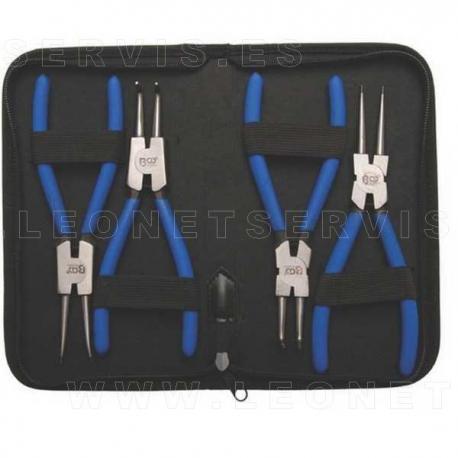 Juego de alicates de circlip 4 piezas