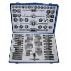 Juego de machos y terrajas métricas  de 110 piezas