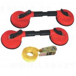 Juego de ventosas para sujetar lunas