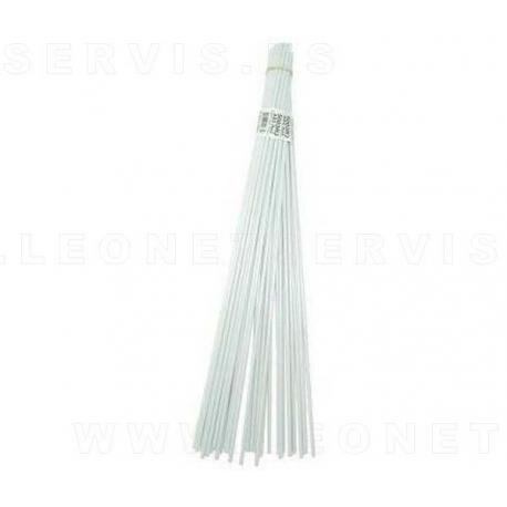 Varilla electrodo de ABS blanco, 15 varillas