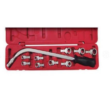 Juego de llaves para tensar correas de distribución, 15 piezas