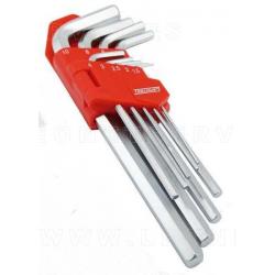 Juego de llaves allen, 9 piezas