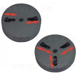 Juego de adaptadores ajustables de retractar pistones de frenos 2 piezas