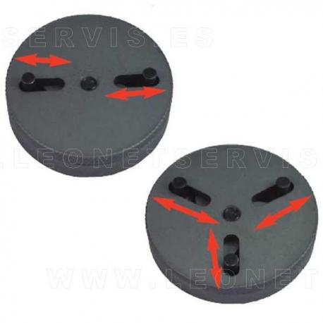 Juego de adaptadores ajustables de retractar pistones de frenos 2 piezas