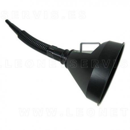 Embudo cuello flexible con filtro