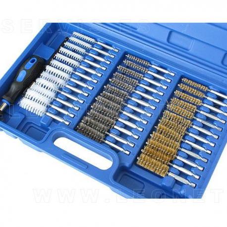 Juego cepillos de alambre 38 piezas