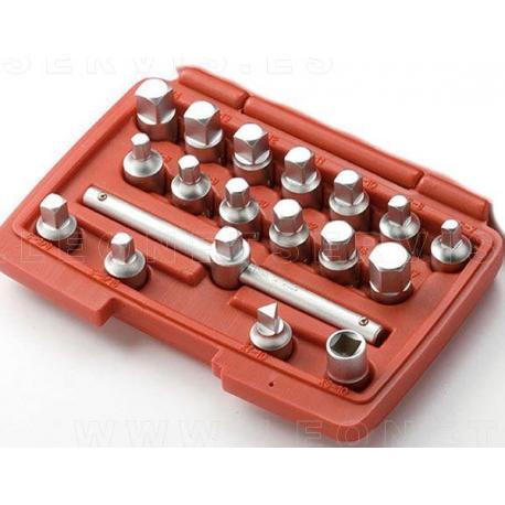 Juego de llaves para cárter