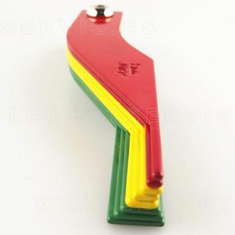 Juego de galgas para frenos, 8 piezas