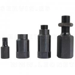 Juego de adaptadores para extraer inyectores Bosch / Delphi