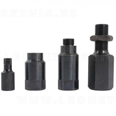Juego de adaptadores para extraer inyectores Bosch / Delphi
