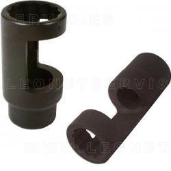 Vasos para inyectores 1/2" con ventana