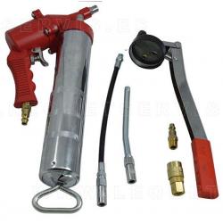 Pistola de engrasar neumática y manual