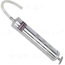 Jeringa con tubo flexible