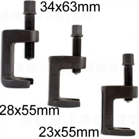 Juego de extractores de rotulas, 3 piezas