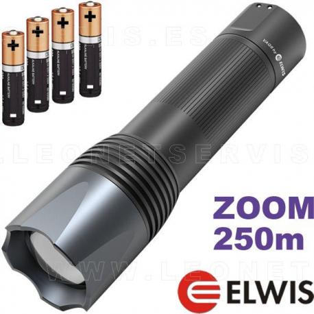 Linterna técnica y profesional de LED VAQS S1 PRO con zoom y 6 funciones