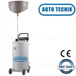 Recogedor y aspiradores de aceite usado, de 70 litros y con visor de metacrilato