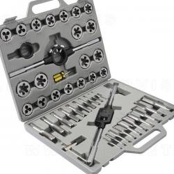 Juego de machos y terrajas - 45 piezas