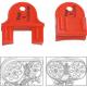 Bloqueador doble arbol de levas motores Opel y Saab EcoTec 1.4, 1.6, 1.8, 2.0, 2.2 16v