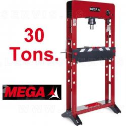 Prensa Mega 30 toneladas con cabezal deslizante y bomba hidráulica independiente
