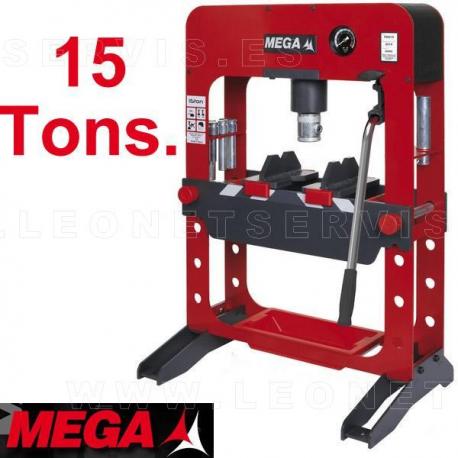 Prensa Mega de sobremesa de 15 toneladas con bomba hidráulica independiente