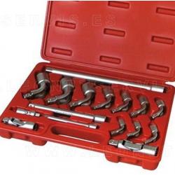 Juego de vasos pipa abiertos 17 piezas