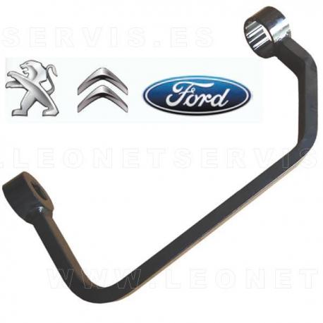 Llave para filtro de aceite de 27 mm para PSA y Ford