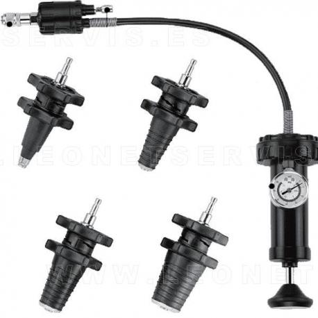 Comprobador universal de presión de circuito de refrigeración