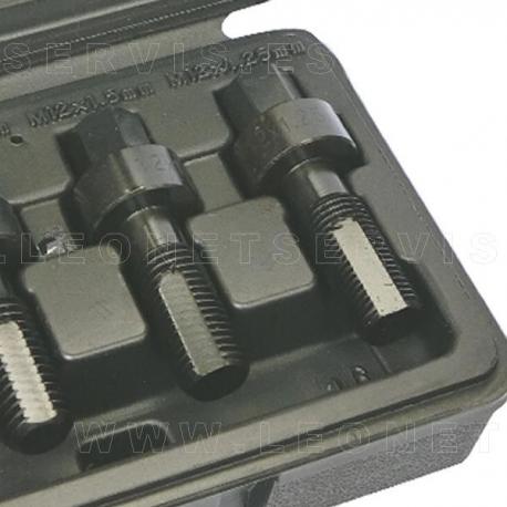 Kit para reparar rosca interna de tornillos deruedas