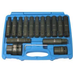 Juego de puntas de impacto de cuadradillo 3/4 y 1"