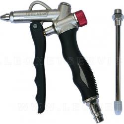 Pistola de soplar con dos boquillas