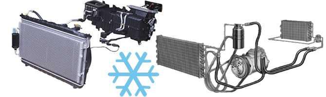 Herramientas para reparación del sistema de aire acondicionado