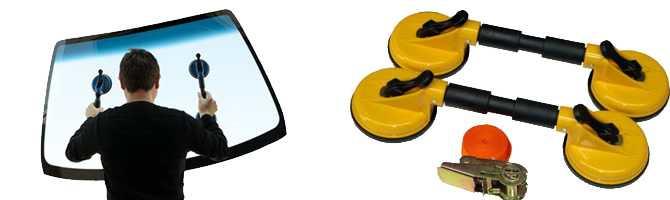 Herramientas para reparar lunas y cristales