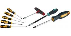 Conjuntos de destornilladores de varios tipos, de precisión aislados..
