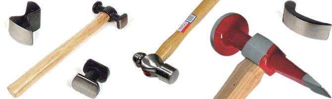 Martillos y tases para taller de carrocería