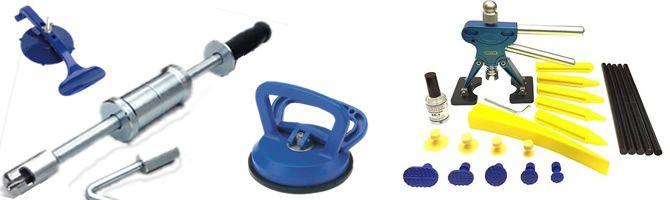 Sacabollos y ventosas para taller de chapistería