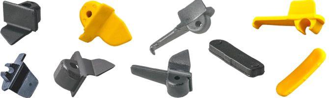 Protecciones de plástico para no rayar la llanta con la uña de acero