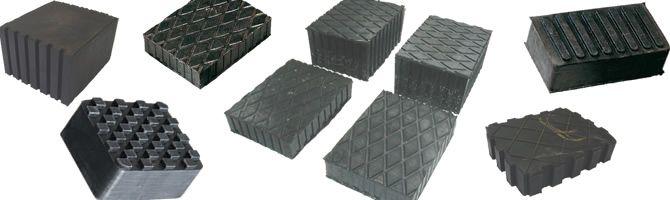 Tacos de goma para Elevadores de Taller de tijeras