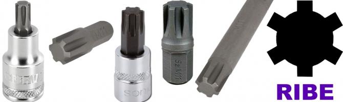 RIBE. Puntas y vasos sueltos y juegos completos o variados.