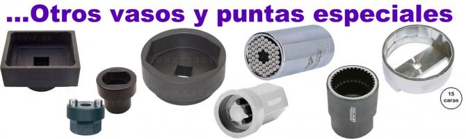 Otros vasos y puntas especiales...